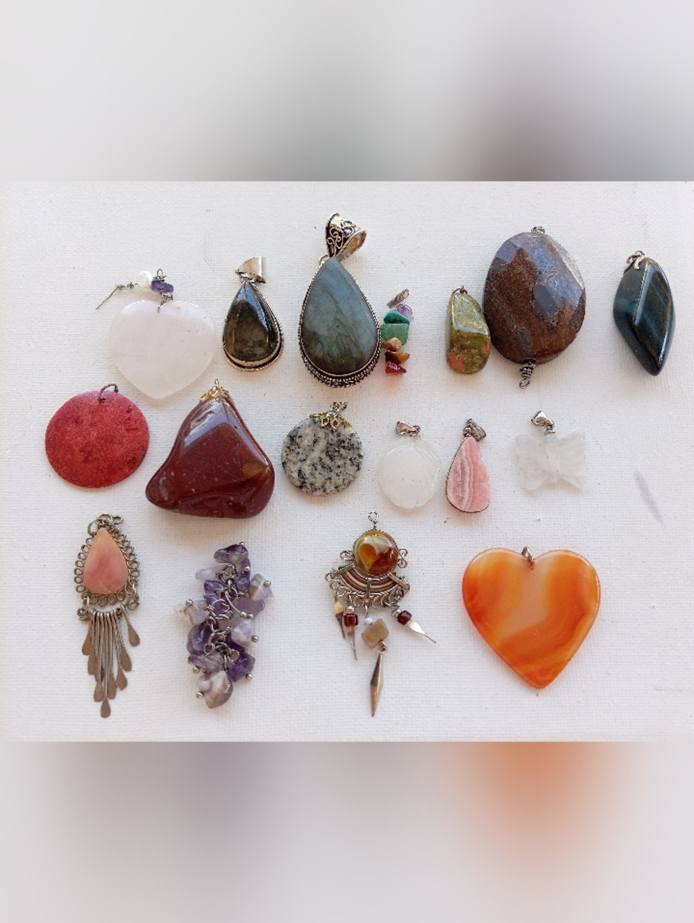 Handmade Multicolor Gemstone Pendant